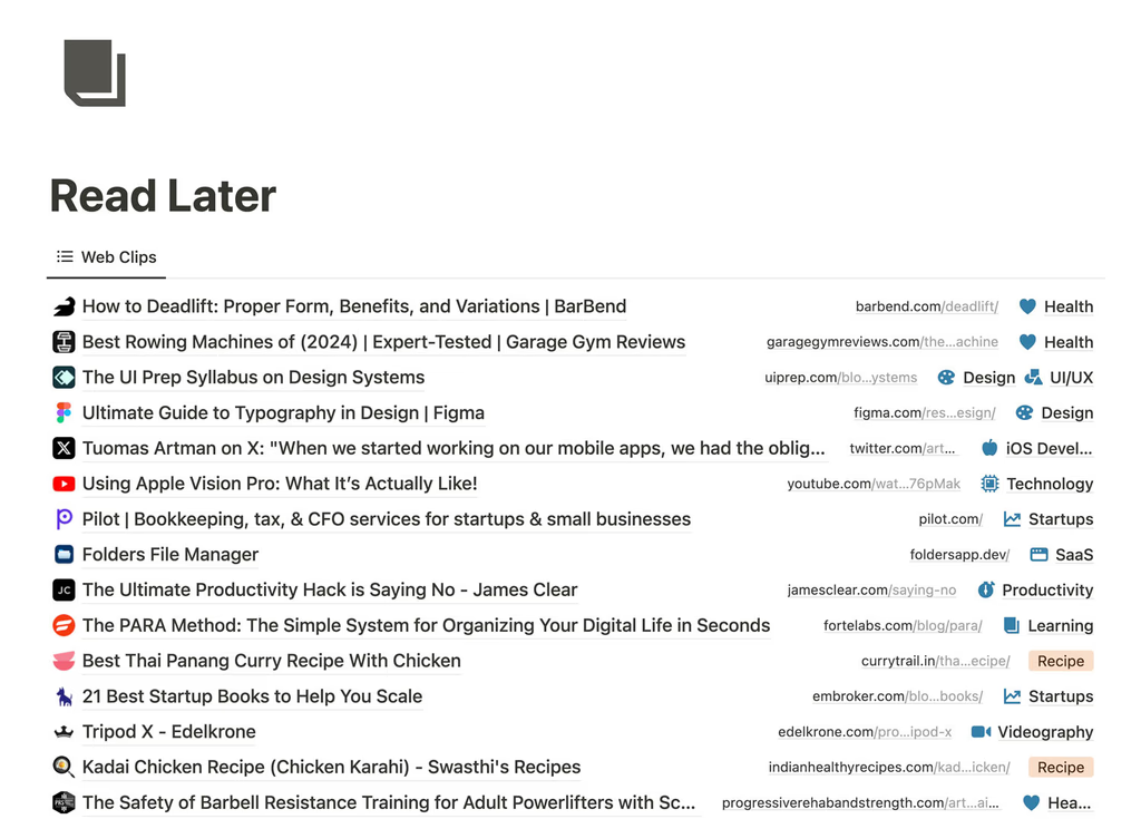 Read-It-Later Lists